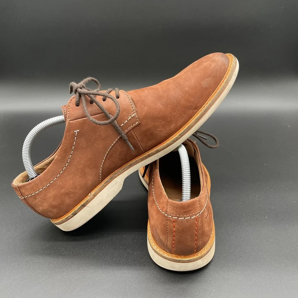 Clarks Atticus Lace‎ Oxfords Men's Shoes Size 10 Brown Office Career